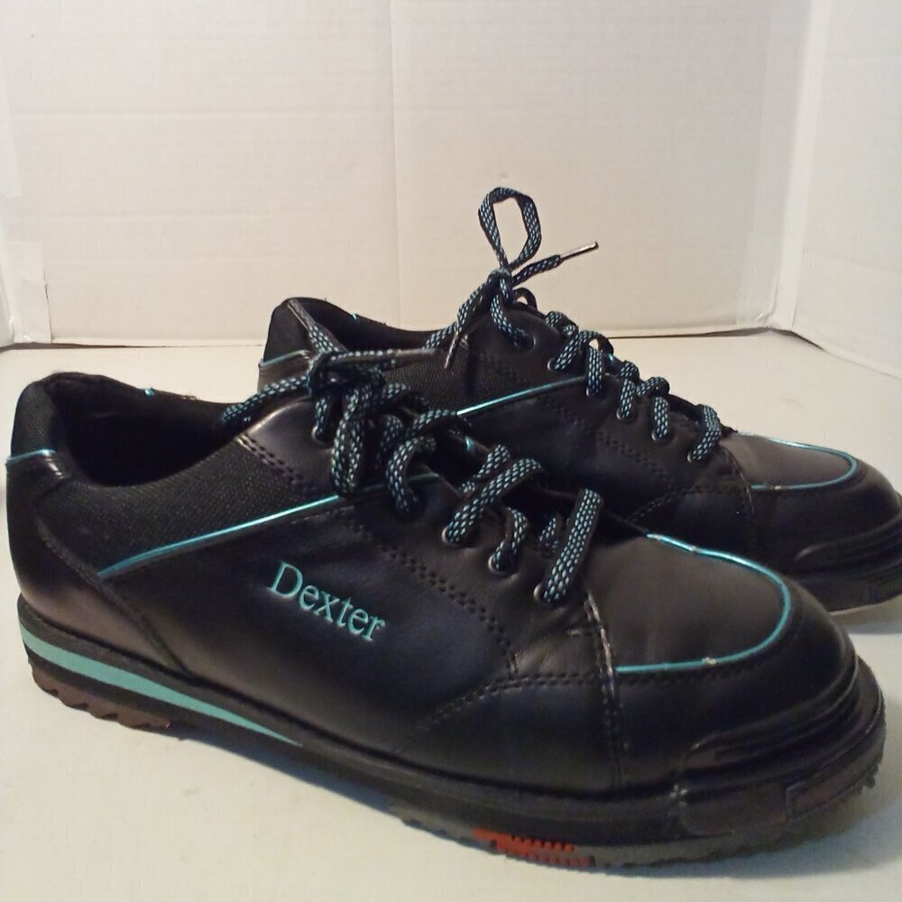 Dexter Bowling Shoes Women 9 M SST8 Pro Black Turquoise